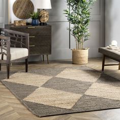 Staccato Jute Harlequin Trellis Gray Rug Pandora Diamond, Ivory Rugs, Neutral Rug Living Room, Rugs For Dining Room, Jute Area Rug, Braided Jute Rug, Trellis Rug, Neutral Rug, Jute Area Rugs