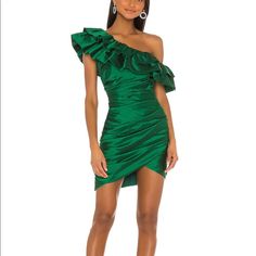 Emerald mini dress Green Sequin Dress, One Shoulder Cocktail Dress, 10th Grade, Black Dress With Sleeves, Ruched Mini Dress, Ruffle Midi Dress, Sequin Party Dress, Ruched Midi Dress, Ruched Bodycon Dress