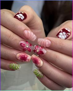 Let your creativity shine with our collection of adorable nail art design ideas for girls.Get ready to express your unique style, experiment with different colors and techniques, and let your nails become a canvas for self-expression. It's time to have fun and create manicures that are as vibrant and beautiful as you are! 💅🌈✨ #NailArtIdeasForGirls #CuteManicures #CreativeNails #ExpressYourStyle Mail Inspo, Orchid Nails, Nail Hacks, Elegant Nail, Elegant Nail Art, Free Summer, Elegant Nails