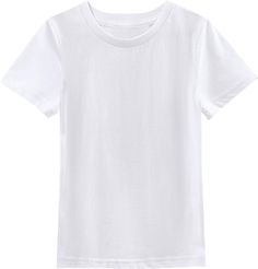 PRICES MAY VARY. White t shirts for kids is made of cotton, soft and comfortable Kids t shirts has ribbed crew neck Kids plain tshirts has double-needle hemmed bottom and sleeves White t shirt is suitable for event at school, gym, outdoor, hiking, holiday, daily Kids white t shirt is good idea for DIY shirt, tie dye Are you searching for cotton t-shirt to your boys' daily or other kinds of fun events? Comfortable solid color t shirts can help you.
 PRODUCT DETAILS
 Material: cotton
 Color: White Baby Boy White Shirt, Hiking Holiday, Neon Pink Shirts, Dye Projects, Gym Outdoor, Plain White T Shirt, Baby Boy Shirts, School Gym, Body Suit Outfits