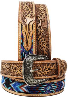 Hand Tooled. Genuine Leather Western Belt Belts are measure from start of the leather to the Center hole. Measure the waist and pick one size up for good fit belt.  If you do not see your size here then please do let know and I will make it for you. I use Vegetable Tanned Leather Straps. Beaded Belt, Western Belts, Wide Belt, Silver Engraving, Suspender Belt, Vegetable Tanned Leather, Hand Tools, Leather Belt, Full Grain Leather