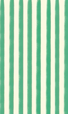 a green and white striped wallpaper with vertical lines on the bottom half of it