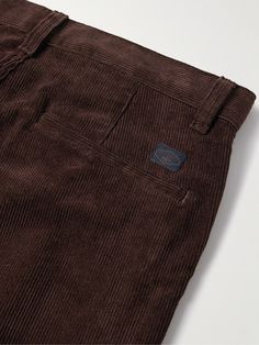 Nudie Jeans believes its 'Easy Alvin' trousers have the perfect slim fit, they're designed with room through the legs and taper towards the ankles. This pair is cut from soft cotton-corduroy in a rich chocolate shade. Brown Jeans Men, Brown Jeans, Corduroy Trousers, Wardrobe Edit, Nudie Jeans, Slim Fit Trousers, Loungewear Shorts, Slim Fit Pants, Casual Trousers