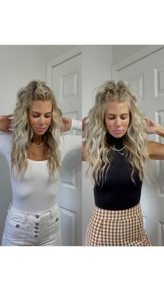 Kim Hair, Going Going Gone, Hair Hack, Luke Combs, Beauty Inspo, Hair And Beauty, Braided Hair, Half Up Hair, Tick Tock