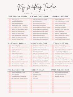 Printable Wedding Planner for Download, Wedding planning timeline, wedding planning timeline checklist, wedding planner printable Timeline Wedding Planning, Wedding Planning Checklist Timeline, Wedding Planner Printable, Digital Wedding Planner, Timeline Wedding, Checklist Wedding, Wedding Planning Book, Wedding Schedule