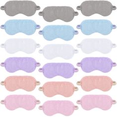 PRICES MAY VARY. What package includes: the package contains a total of 18 pieces of fluffy eye masks in different colors, including grey, pearl white, coral orange, light pink, sky blue, violet, which can meet your personal preference and the quantity is sufficient so that you can share them with your friends Nice sleep assistance: these comfortable plush eye masks are really helpful for your life, which can make you calm and relaxed when you are travelling, improve your sleep quality when you Blindfold Games, Spa Birthday Parties, Spa Birthday, Quality Sleep, Eye Cover, Eye Masks, Orange Light, White Coral, Coral Orange