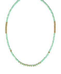 Cute seed bead choker necklace. Mint green/gold seed bead or Fuchsia/gold seed bead sold separately Seed Bead Necklaces, Beaded Chocker, Seed Beads Necklace, Seed Bead Choker, Bead Choker Necklace, Kids Rings, Bead Choker, Bead Necklaces, Candle Rings