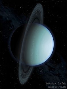 an artist's rendering of the planet saturn