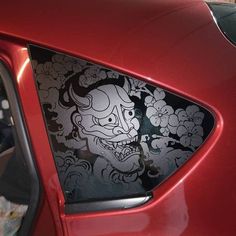 Car Customization Ideas, Car Sticker Ideas, Corsa Wind, Vehicle Decals, Custom Bumper, Oni Demon, Stickers For Car, Unique Decals