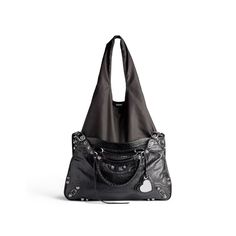 Women's Neo Cagole Xl Tote Bag Plus in Black | Balenciaga US Balenciaga Store, Nylon Tote Bag, Gucci Store, Black Balenciaga, Gucci Brand, Gucci Outfits, Balenciaga Logo, Gucci Tote, Nylon Tote Bags