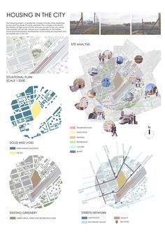 a map showing the locations of various buildings and streets in the city, with information about them