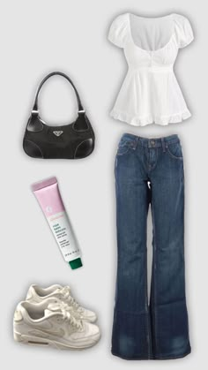 Style Année 80, Downtown Outfits, Outfit Inspo Casual, Everyday Fashion Outfits, Baggy Pants, Cute Everyday Outfits