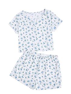 Lilly's Amazon Page Cotton Pajamas Women, Cotton Pjs, Short Pj Set, Button Down Short Sleeve, Iron Material