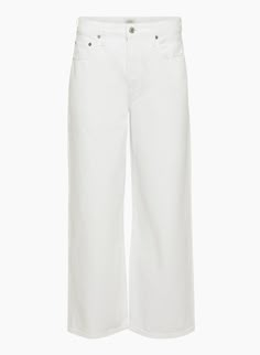 PINA CROPPED JEAN | Aritzia Luxury Light Wash Classic Cropped Jeans, White Cropped Cotton Jeans, White Relaxed Fit Cropped Cotton Jeans, Luxury Light Wash Cropped Denim Jeans, White Denim Cropped Jeans With Pockets, Low Rise Jeans, Citizens Of Humanity, Sweater Sale, Bike Shorts