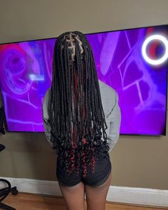 Peekaboo Knotless Braids Medium, Curled Knotless Box Braids, Peekaboo With Curls, Knotless Boxbraids Medium With Curls, Medium Knotless With Curls At The End, Peekaboo Braids With Curls At The End, Knotless Box Braids Medium Peekaboo, Peekaboo Knotless Braids With Curls At The End, Medium Knotless Braids Peekaboo