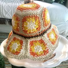 Cyndy Sells Seashells By The Seashore & More Decor...Perfect For The Beach, A Wedding, Shower Or Tea Party, Shopping, Meeting Friends For Lunch, Vacation, Cruise Or... Lve This! So, Fun! Nwt Steve Madden Bucket Yellow Orange Natural & Brown Crochet Packable Hat. Large 3 1:2” Brim Packable! Zoom In On The Crochet & Crown Of Hat Priced Accordingly With Poshmarks 20% Fee Previously Loved Items In All Markets Go To Tossociety For Neurological Pain Patients I Work With Yarn Sun Hat, One Size For Summer, Summer Crochet Hat One Size In Yarn, Retro Spring Festival Bucket Hat, One Size Summer Crochet Hat, One Size Crochet Yarn Hat For Summer, Retro One Size Bucket Hat For Beach, Retro One-size Bucket Hat For Beach, Yellow Crochet Hat For Vacation, Brown Crochet Hat For Spring