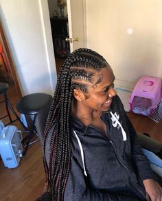 2 Layer Braids, Layer Braids, Box Braids Pictures, Braids Styling, Cute Box Braids, Long Box Braids, Cute Box Braids Hairstyles, Fulani Braids