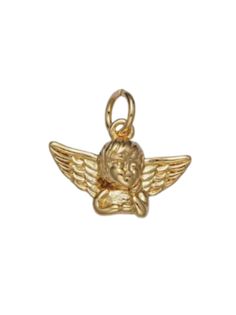 Add a touch of whimsy to your jewelry collection with our Mini Baby Cherub Charm. Made of gold, this adorable cherub will bring a touch of love and joy to any outfit. Cherub Jewelry, Trucker Hat Fashion, Slouch Socks, Heel Slippers, Bar Bracelets, Dream Jewelry, Shoes Booties, Pretty Jewellery, Socks For Sale