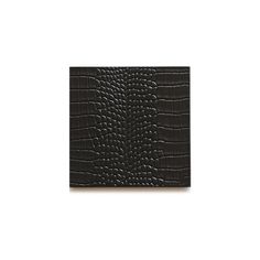 a black alligator skin textured card case