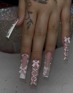 white extra long hello kitty blinged out acrylic nails Hello Kitty White Nails, Cute Hello Kitty Nails Acrylic, Nails Acrylic Baddie Long, Nails Baddie Long, Winter Hello Kitty Nails, Blinged Out Acrylic Nails, Acrylic Nails Dramatic, Nail Inspo Pink And White