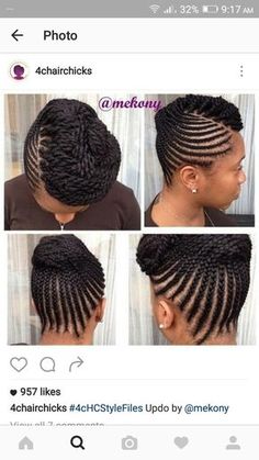 Hairstyles Edges, Easy Hairstyles For Black Women, Protective Styles For Natural Hair, Styles For Natural Hair, Natural Hair Braids