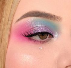 Cotton Candy Makeup, Taylor Swift Makeup, Taylor Swift Nails, Candy Makeup, Movie Makeup, Cotton Candy Colors, Pride Makeup, Taylor Swift Tour Outfits