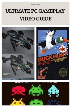 the ultimate video game play guide is shown in three different pictures, including an image of a