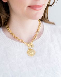 This equestrian intaglio pendant with scroll detail is the perfect piece for the horse lover on our best selling toggle necklace. Gold Horse, Toggle Necklace, 24kt Gold, Horse Rider, The Horse, Toggle Clasp, Horse Lover, Equestrian, Horses