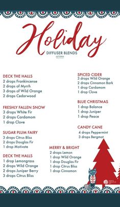 Doterra Winter Diffuser Blends, Winter Candle Scent Recipes, Christmas Essential Oil Blends, Holiday Diffuser Blends, Doterra Diffuser, Doterra Diffuser Blends