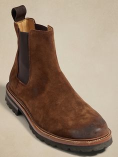 Chippewa Boots, Suede Chelsea Boots, Chelsea Boot, Shoe Style, Suede Boots, Chelsea Boots, Banana Republic, Chelsea, Men's Shoes