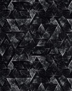 an abstract black and white background with triangles