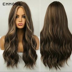 2025 Hair Trends For Women - Hair Color And Haircuts Ideas - For Women Brown Hair Inspo, Natural Hair Wigs, Brunette Hair With Highlights, Ombre Brown, Women Cosplay, Cosplay Hair, Hair Wigs For Women, Brown Hair Balayage, Long Wavy Hair