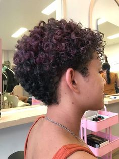 Short Hair Perm Pixie Cuts, 3c Pixie Curly Hair, Curly Pixie Cuts Black Women, Short Perm, Short Permed Hair, Curly Pixie Hairstyles, Curly Hair Photos