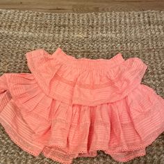 Orange Super Cute Skirt Never Worn!! Cute Lined Skirt, Cute Tiered Skirt Bottoms With Elastic Waistband, Cute Tiered Skirt For Day Out, Cute Ruffled Bottoms For Vacation, Cute Beach Skirt With Ruffles, Cute Ruffled Beach Skirt, Cute Tiered Skirt With Lining, Cute Tiered Lined Skirt, Summer Long Skirt With Ruffles