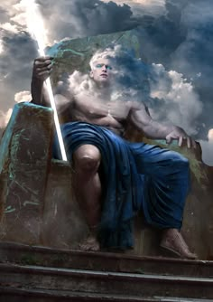 ArtStation - Manwë Ocean God Fantasy Art, High Fantasy Concept Art, God Concept Art Character Design, Fantasy God Concept Art, God Fantasy Art, God Concept Art, High Fantasy Art, Fantasy Gods Art, Fantasy God