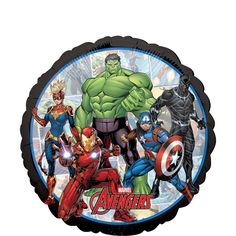 the avengers characters are depicted in this foil balloon