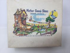 an old children's book about mother goose shoes