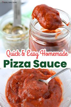 This easy Homemade Pizza Sauce Recipe is ready in 5 minutes with only 3 ingredients. This no-cook sauce is truly the best pizza sauce recipe ever. Get to spread on your homemade pizza dough. Give this recipe a try tonight for dinner.