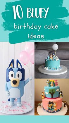 Bluey Birthday Cake Ideas, Bluey Birthday Cakes, Bluey Birthday Cake, Bingo Cake, Mum Cake, Blue Birthday Cakes, 4th Birthday Cakes, Bluey Birthday, 3rd Birthday Cakes