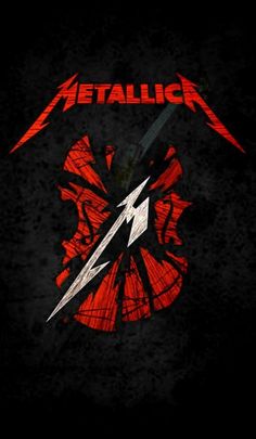 metallic logo on a black background with red and white lightning bolt in the foreground