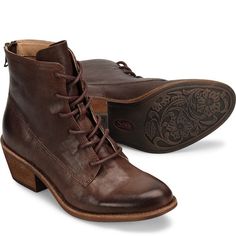 Shop the Annalise shoe, Shop our wide selection of Sofft shoes and boots. Free Shipping, Shop securely. Ren Faire Shoes Women, Lace Up Brown Boots, Forest Wedding Shoes, Ren Faire Shoes, Dark Academia Boots, Shoes For Tall Women, Piratecore Fashion, Dark Academia Shoes, Cottagecore Shoes