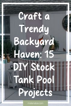 Craft a Trendy Backyard Haven: 15 DIY Stock Tank Pool Projects Pool With A Deck, Tank Pool Ideas, Stock Tank Pool Ideas, Diy Stock Tank Pool, Galvanized Stock Tank, Diy Stock Tank, Stock Tank Pool Diy, Joshua Tree House, Shed Tiny House