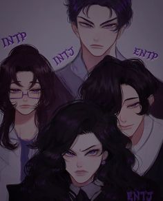 The Analysts - Credit: @onyx_blah Entj Characters, Analysts Mbti, Queen's Gambit Aesthetic, Mbti Entp, Entj Entp