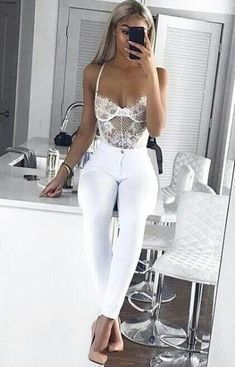 Women Sexy Lingerie Nightwear Bodysuits – Miss.Be Club Outfits For Women, Instagram Baddie, Lace Body, Lace Insert, Ladies Dress Design