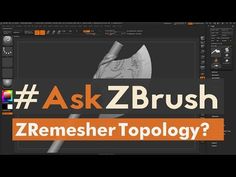 an image with the words ask zbrush on it