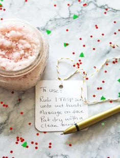 Peppermint Sugar Scrub – At Home With Zan Sugar Scrub Diy Peppermint, Scrub At Home, Peppermint Sugar Scrub, Peppermint Scrub, Diy Body Scrub Recipes, Peppermint Sugar Scrubs, Diy Face Scrub