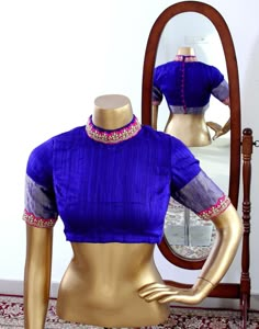 Cotton Saree Blouse, Blouse Designs Indian, Silk Saree Blouse Designs, Ladies Blouse Designs, Silk Dresses