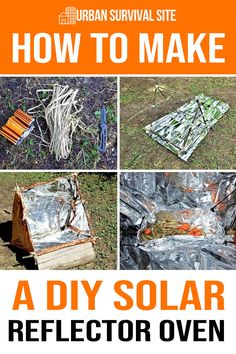 how to make a diy solar reflector oven