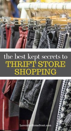 the best kept secrets to thrift store shopping for men's shirts and ties