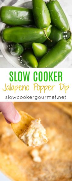 this slow cooker jalapeno popper dip is the perfect appetizer for any party